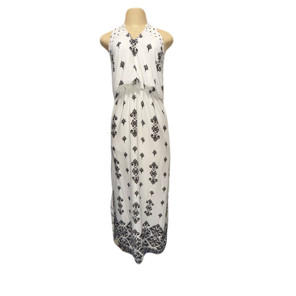 White House Black Market Halter Maxi Sundress - Picture 2 of 7